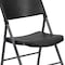 Flash Furniture 330 lb. Capacity Black Plastic Folding Chair, 4PK 4-DAD-YCD-50-GG - alternate 9